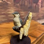 Vintage Kuş Biblo – El Boyama Koleksiyonluk Doğa Figürü (10x7 cm)