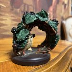 Vintage Kuş Yuvası Biblo – Eaglemoss “Zaunkönig / Winterkoning” El Boyama Koleksiyon Figürü (9x8 cm)