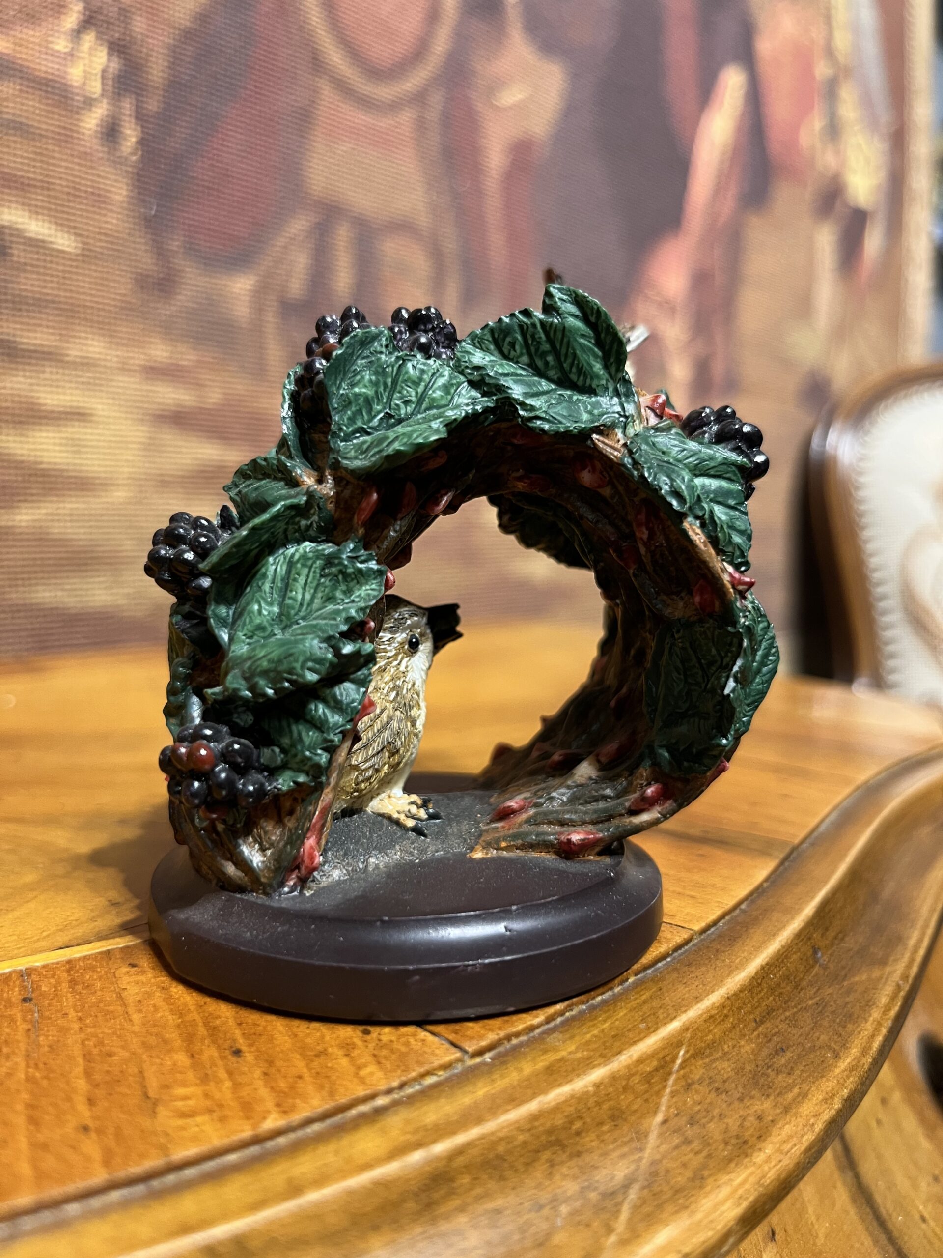 IMG_4123-scaled-1.jpg Vintage Kuş Yuvası Biblo – Eaglemoss “Zaunkönig / Winterkoning” El Boyama Koleksiyon Figürü (9x8 cm) - Görsel 1