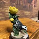El Boyaması Kuş Figürlü Dekoratif Biblo – Vogelwelt Collection Bachstelze (10x8 cm)