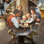 Bareuther Bavaria Koleksiyon Tabak – “Das Kartenhaus” – Franz von Defregger – 1990 Sınırlı Üretim