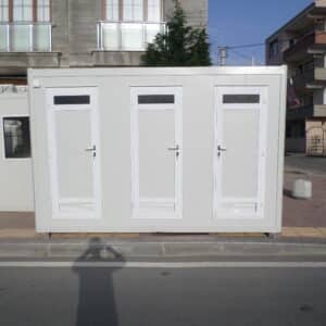 tuvalet konteyner 3'lü