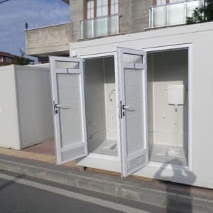 tuvalet konteyner 3'lü