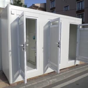 tuvalet konteyner 3'lü