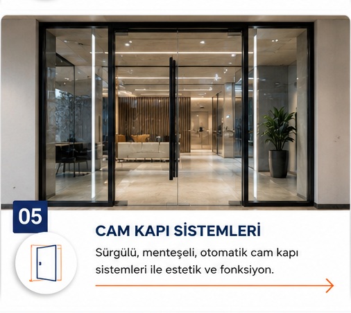 Cam kapı sistemleri