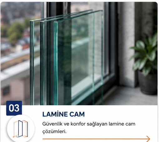 Lamine cam uygulamaları